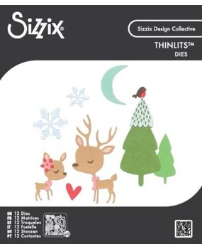 Sizzix Thinlits Die Set Hello Deer (667139)