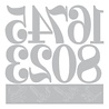 Sizzix Thinlits Die Set Grand Numbers (667142)