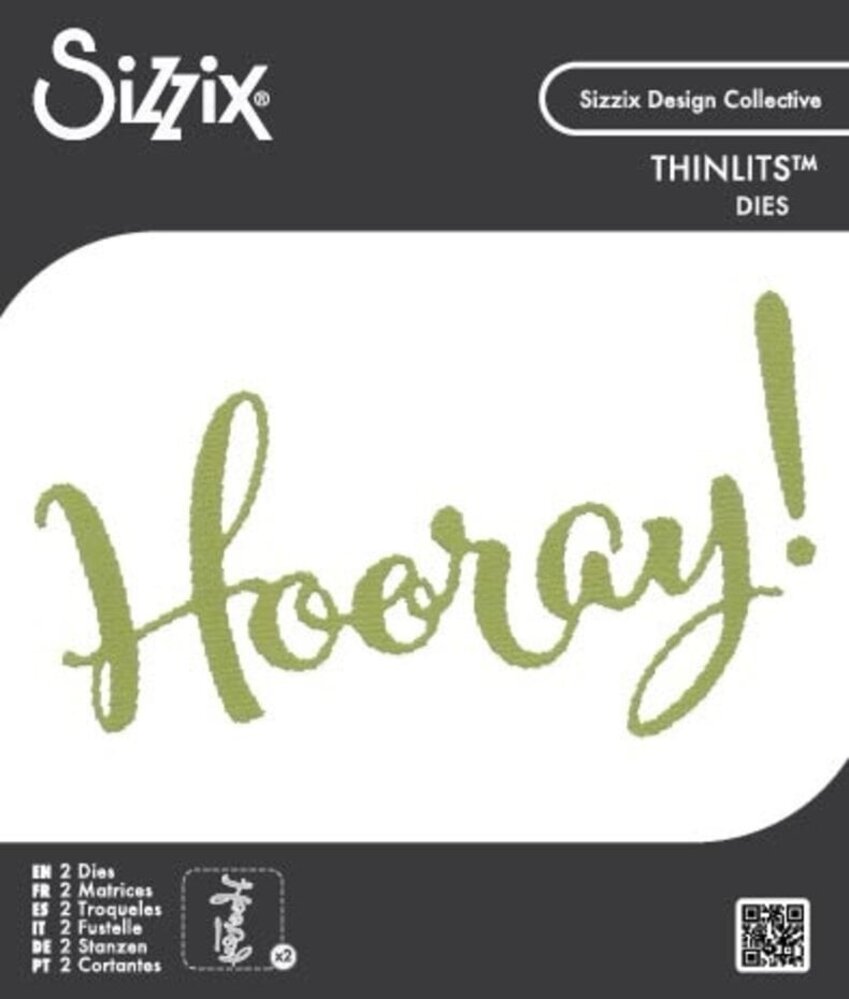 Sizzix Thinlits Die Set Grand Hooray (667143)