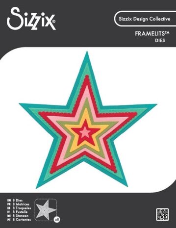 Sizzix Framelits Die Set Stars (667145)