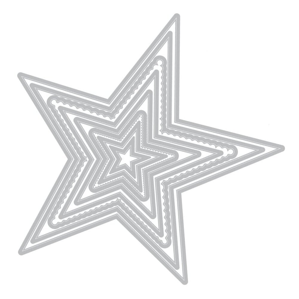 Sizzix Framelits Die Set Stars (667145)