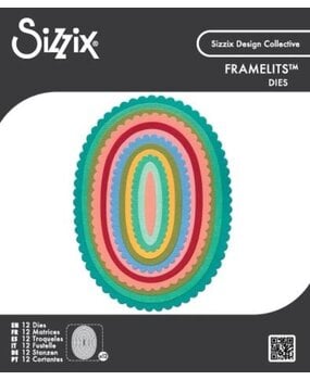 Sizzix Framelits Die Set Fancy Ovals (667146)