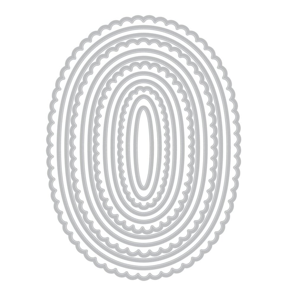 Sizzix Framelits Die Set Fancy Ovals (667146)