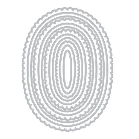 Sizzix Framelits Die Set Fancy Ovals (667146)