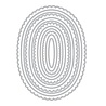 Sizzix Framelits Die Set Fancy Ovals (667146)