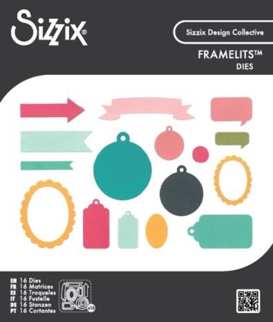 Sizzix Framelits Die Set Banners, Tags & Labels (667147)