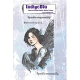 IndigoBlu Sparkle A6 Rubber Stamp (IND1562)
