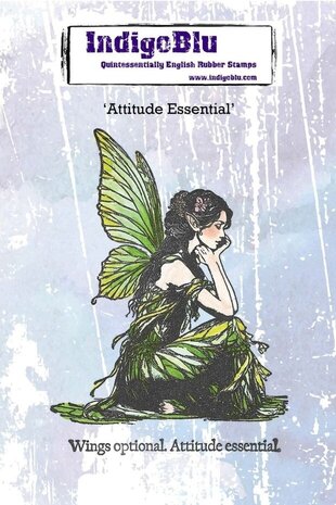 IndigoBlu Attitude A6 Rubber Stamp (IND1563)