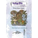 IndigoBlu Where Magic Lingers A6 Rubber Stamp (IND1564)