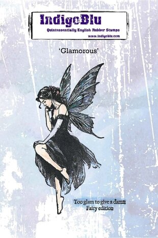 IndigoBlu Glamorous A6 Rubber Stamp (IND1566)