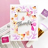 Pinkfresh Studio PRE-ORDER Quiet Moments Stencil Wildflower Notes (330526)