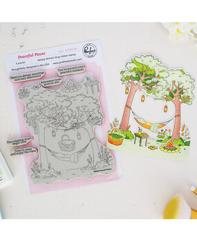 Pinkfresh Studio Quiet Moments Cling Stamp Peaceful Pause (329026) Pinkfresh Studio Quiet Moments Cling Stamp Peaceful Pause (329026)