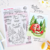 Pinkfresh Studio PRE-ORDER Quiet Moments Stamp Retro Camp Days (329326)