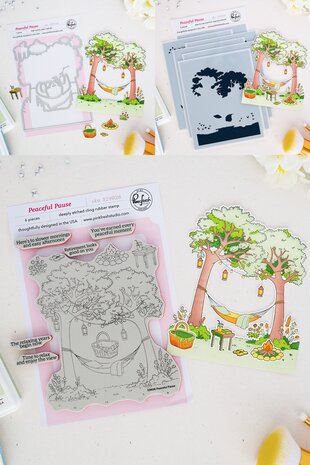 Pinkfresh Studio PRE-ORDER Quiet Moments BUNDLE Peaceful Pause