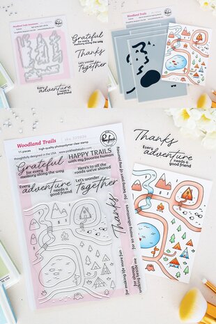 Pinkfresh Studio PRE-ORDER Quiet Moments BUNDLE Woodland Trails