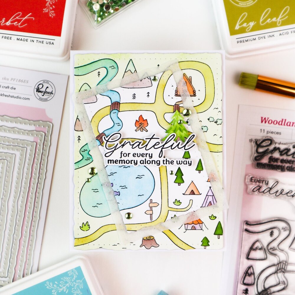 Pinkfresh Studio PRE-ORDER Quiet Moments BUNDLE Woodland Trails