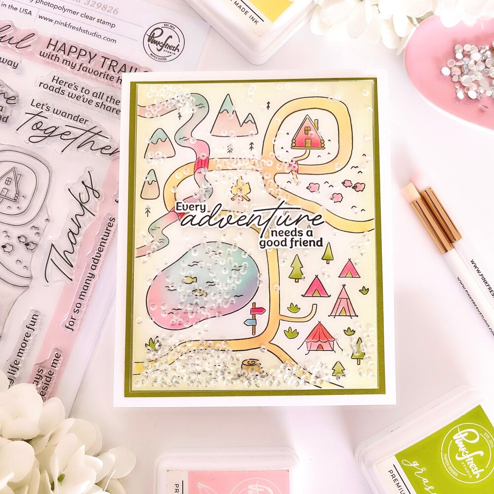 Pinkfresh Studio PRE-ORDER Quiet Moments BUNDLE Woodland Trails