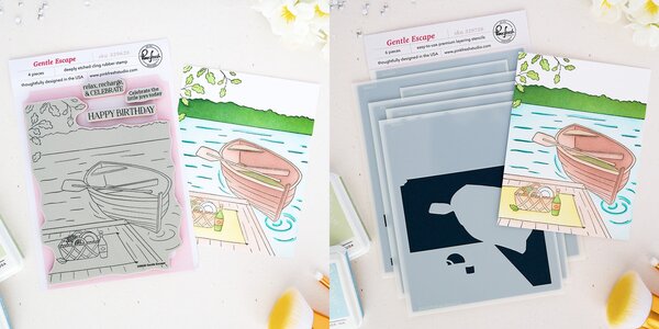 Pinkfresh Studio PRE-ORDER Quiet Moments BUNDLE Gentle Escape