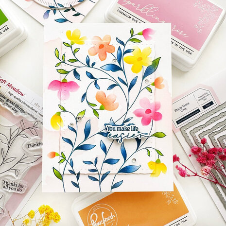 Pinkfresh Studio PRE-ORDER Quiet Moments BUNDLE Soft Meadow