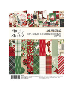 Simple Stories Simple Vintage Old-Fashioned Christmas 6x8 Inch Pad (27623) Simple Stories Simple Vintage Old-Fashioned Christmas 6x8 Inch Pad (27623)