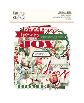 Simple Stories Simple Vintage Old-Fashioned Christmas Journal Bits (27627) Simple Stories Simple Vintage Old-Fashioned Christmas Journal Bits (27627)