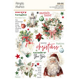 Simple Stories PRE-ORDER Simple Vintage Old-Fashioned Christmas Rub Ons (27629)