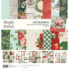 Simple Vintage Evergreen Memories