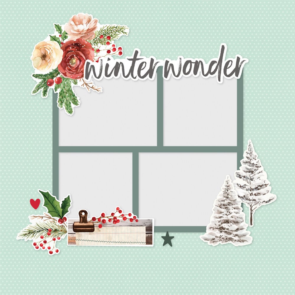 Simple Stories PRE-ORDER Simple Vintage Evergreen Memories Simple Pages Pieces (27833)