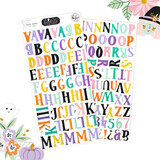 Pinkfresh Studio PRE-ORDER BooVille Puffy Alpha Stickers (326726)