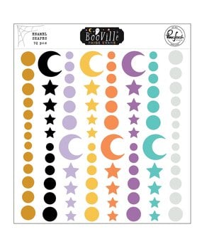 Pinkfresh Studio BooVille Enamel Shapes (326926)