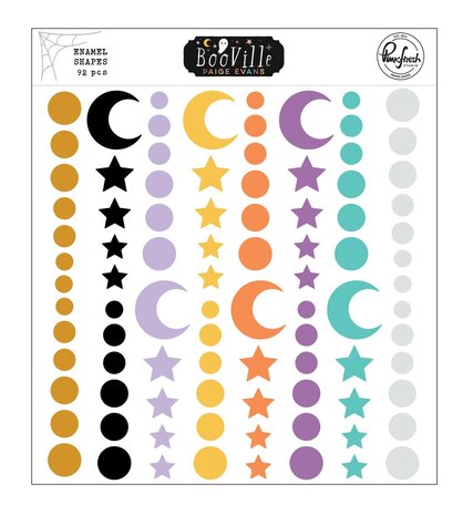 Pinkfresh Studio BooVille Enamel Shapes (326926) Pinkfresh Studio BooVille Enamel Shapes (326926)