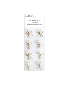 Little Birdie Handmade Flowers Bouquet Ivory Pearl (CR103266) Little Birdie Handmade Flowers Bouquet Ivory Pearl (CR103266)