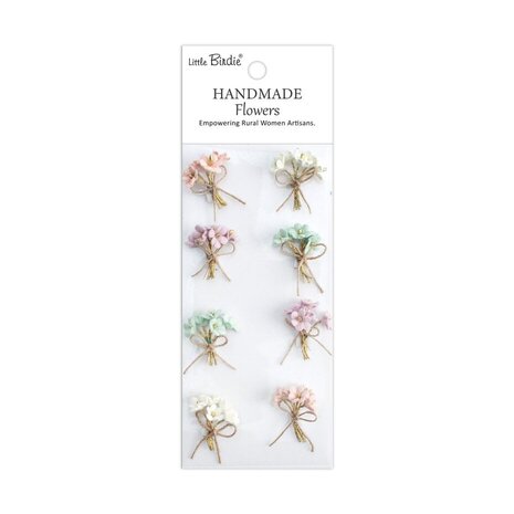 Little Birdie Handmade Flowers Bouquet Fairy Garden (CR103269)