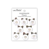 Little Birdie Handmade Flowers Butter Cup Frosty White (CR109910)