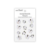 Little Birdie Handmade Flowers Roses & Butterflies Frosty White (CR109938)