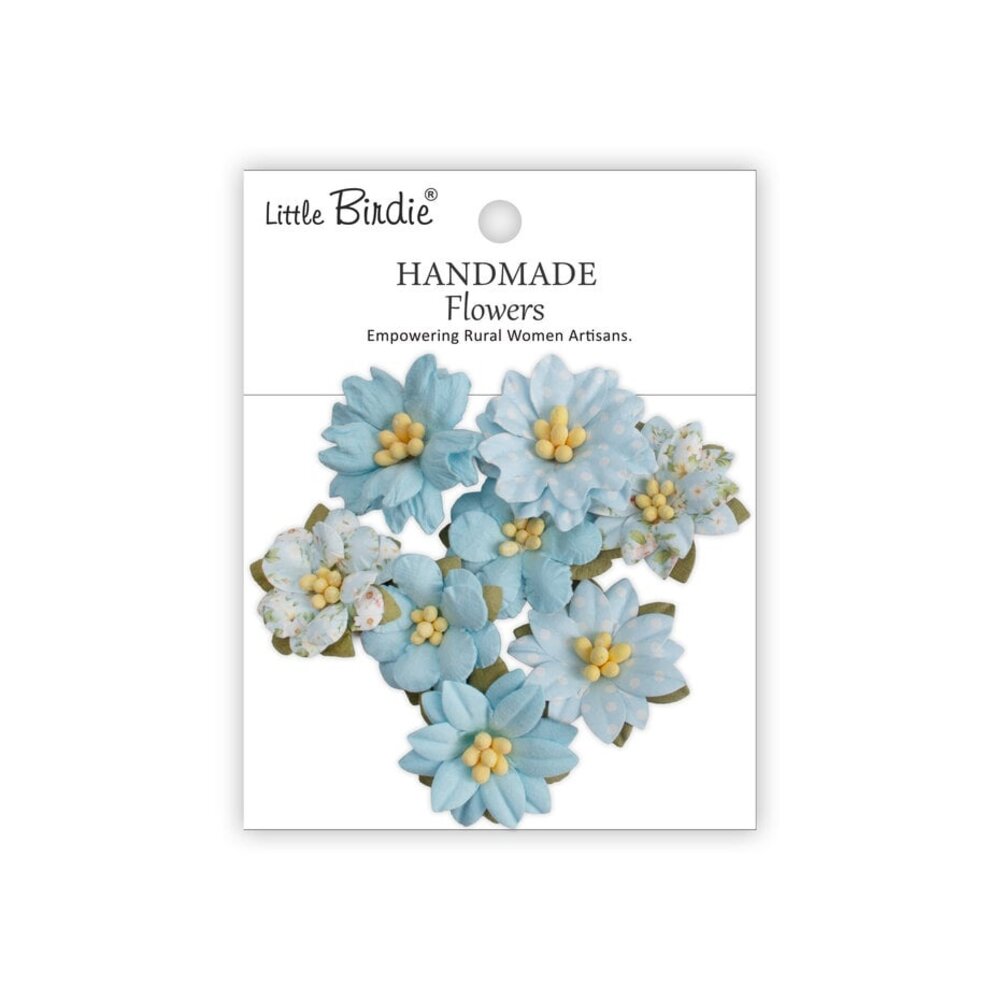 Little Birdie Handmade Flowers Vinita Blue Symphony (CR110140)