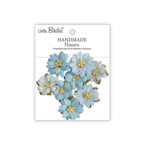 Little Birdie Handmade Flowers Vinita Blue Symphony (CR110140)