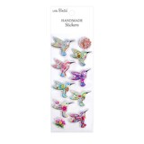 Little Birdie Handmade Stickers Rainbow Hummingbirds (CR109797)