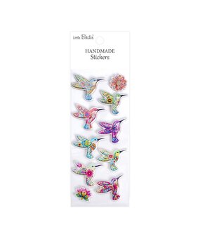 Little Birdie Handmade Stickers Rainbow Hummingbirds (CR109797)