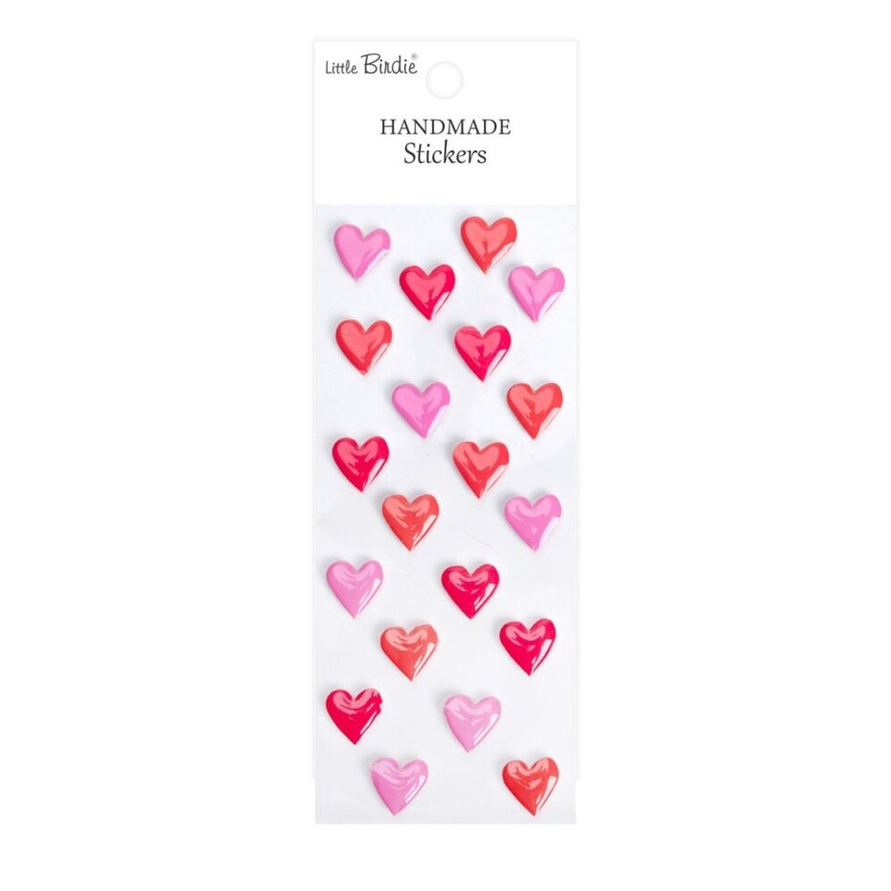 Little Birdie Handmade Stickers Rosy Red Hearts (CR109817) Little Birdie Handmade Stickers Rosy Red Hearts (CR109817)