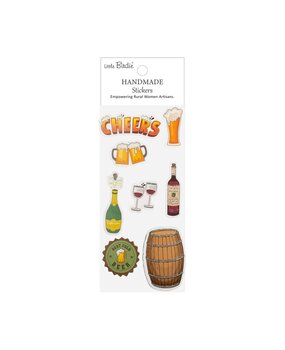 Little Birdie Handmade Stickers Clink & Drink (CR110065) Little Birdie Handmade Stickers Clink & Drink (CR110065)