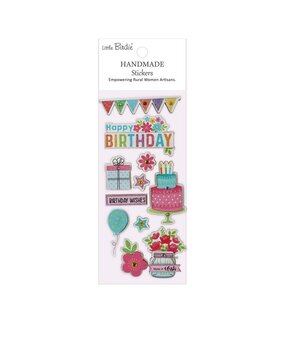Little Birdie Handmade Stickers Birthday Sparkle (CR110495) Little Birdie Handmade Stickers Birthday Sparkle (CR110495)