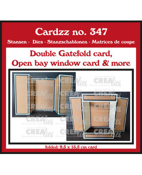 Crealies Cardzz Dies Double Gatefold Card (CLCZ347)