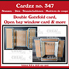 Crealies Cardzz Dies Double Gatefold Card (CLCZ347)