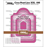 Crealies PRE-ORDER Nest Dies Paneel C Glad (CLNestXXL193)