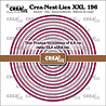Crealies Nest Dies Dunne Kaders Cirkels Glad (CLNestXXL196) Crealies Nest Dies Dunne Kaders Cirkels Glad (CLNestXXL196)