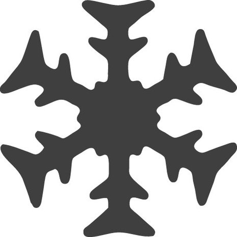 Heyda Motiefpons Groot Sneeuwvlok (203687516)