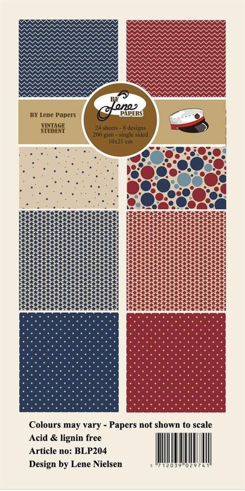 By Lene Vintage Student Slimline Paper Pack (BLP204) By Lene Vintage Student Slimline Paper Pack (BLP204)