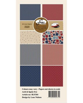 By Lene Vintage Student Slimline Paper Pack (BLP204) By Lene Vintage Student Slimline Paper Pack (BLP204)