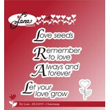 By Lene Love Texts Clear Stamp (BLS1039)